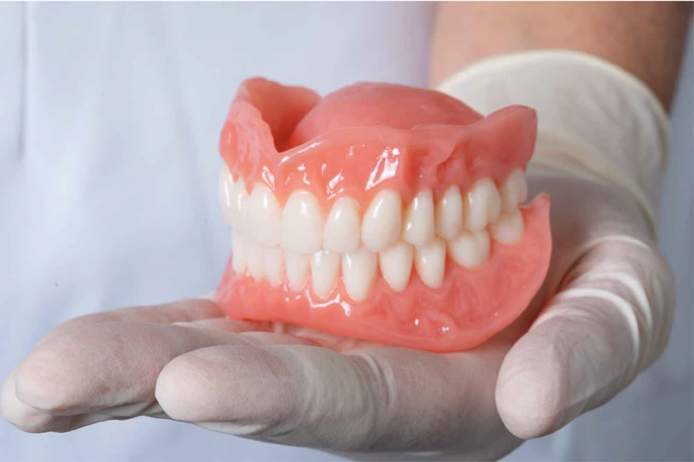 Dentures - removable replacement teeth